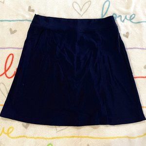 Navy Blue Tennis Slit Mini Skirt Womans sz Medium